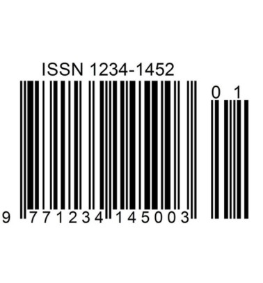 ISSN barcode artwork