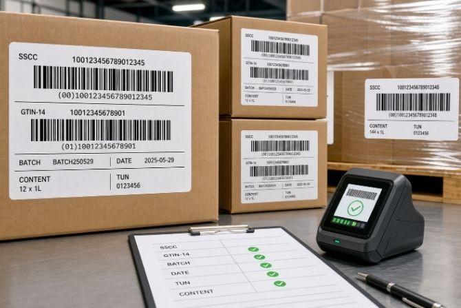 SSCC and Carton Labels